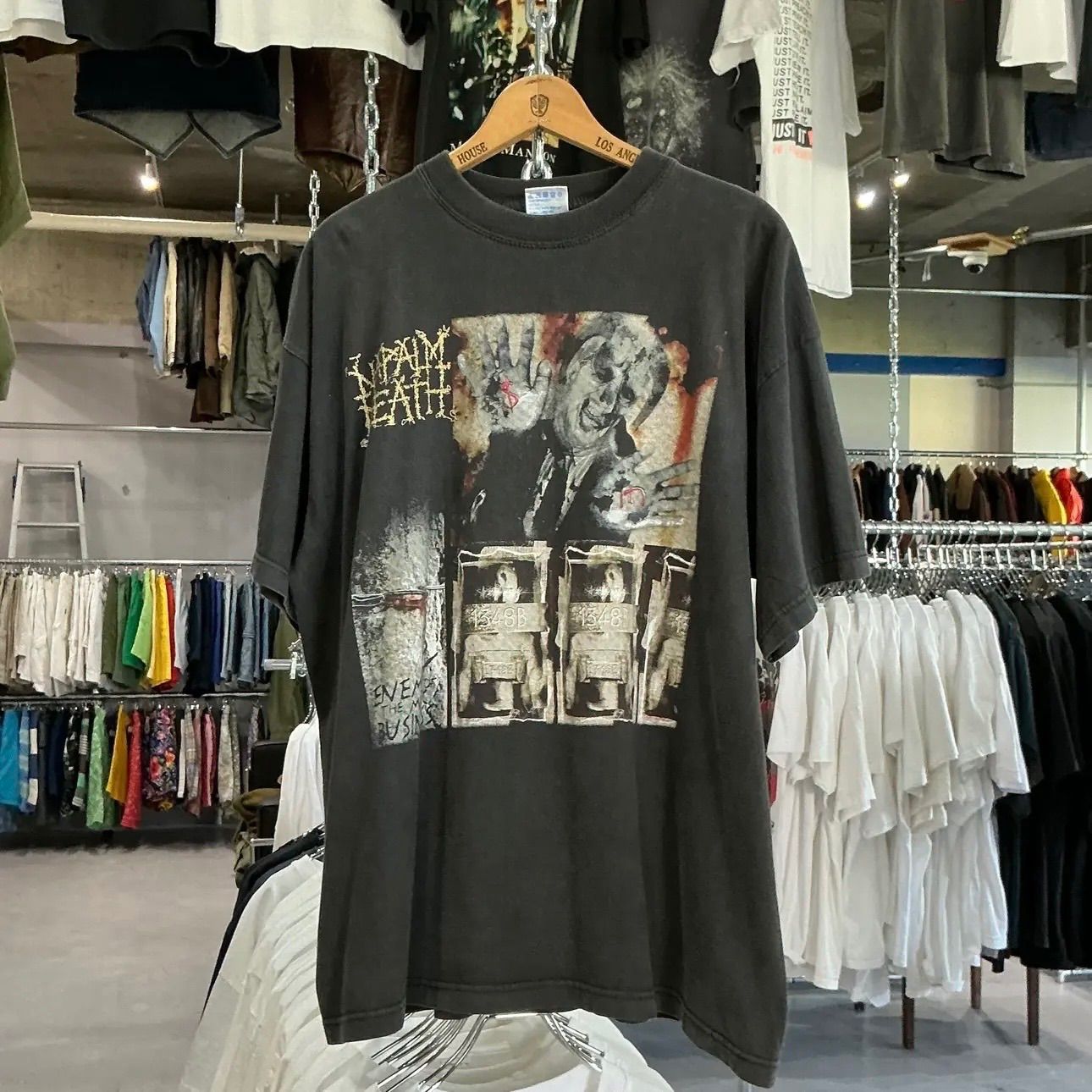 00s Napalm Death Band Tee ナパームデス Tシャツ