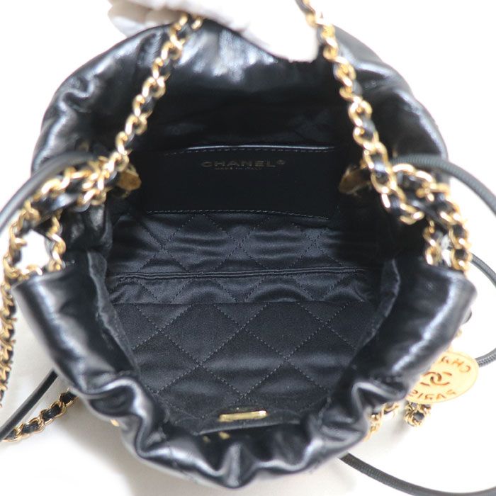 CHANEL シャネル CHANEL 22 MINI 2Wayショルダーバッグ ブラック AS3980 B17401 94305 レディース 中古 美品