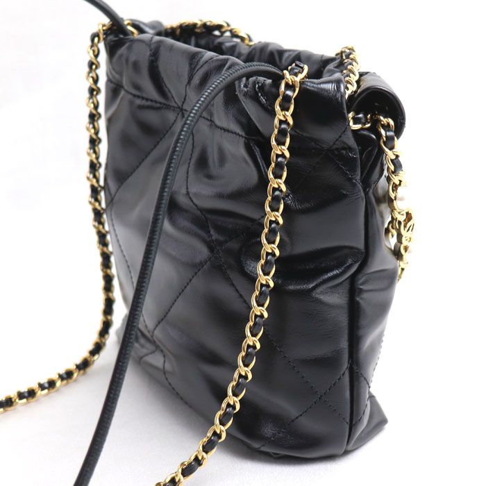 CHANEL シャネル CHANEL 22 MINI 2Wayショルダーバッグ ブラック AS3980 B17401 94305 レディース 中古 美品