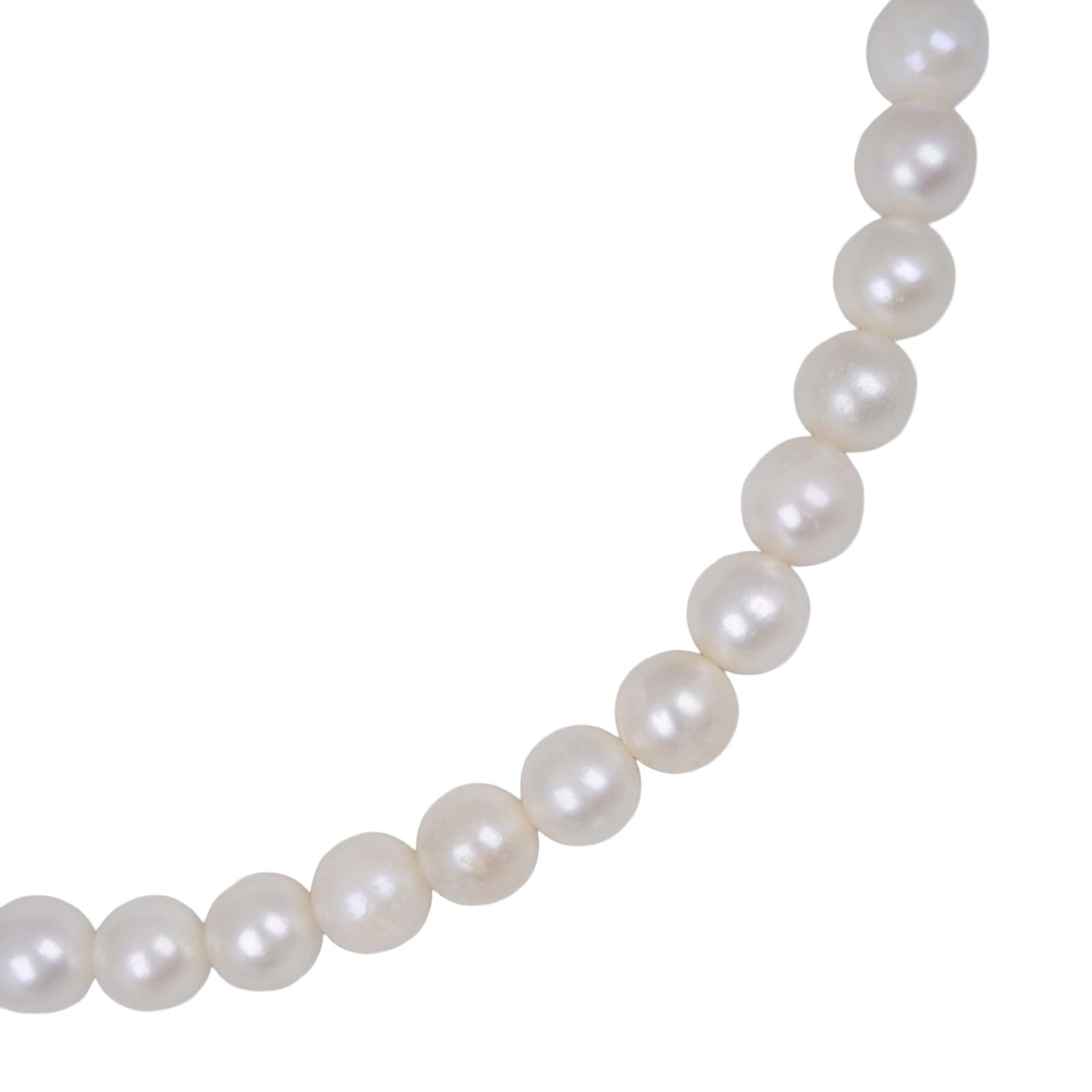 真珠 7ｍｍ パール×シルバー レディース 30g ネックレス