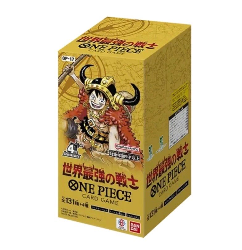 ワンピースカード　ONE PIECE 最強の戦士　テープカット　1BOX テープカット 新品未開封 ワンピースカード 世界最強の戦士 1BOX