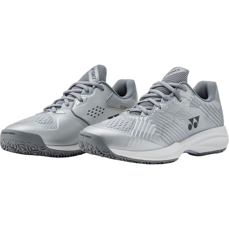 ヨネックス YONEX パワークッション ソニケージ ウィメン GC テニス シューズ クレー･オムニコートレディ･ SHTSCLG、(017)シルバー