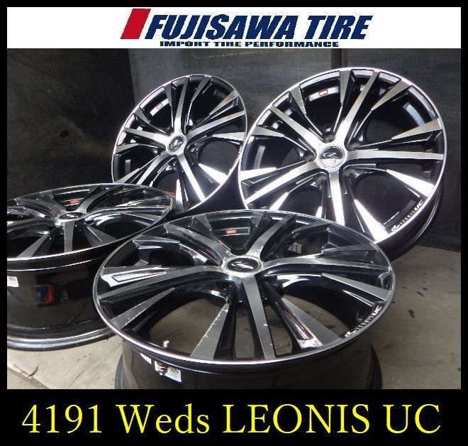 【4191】44B▲送料無料▲Weds LEONIS UC▲17x7.0J 5穴 PCD114.3 +53▲4本 26105298 23,760円