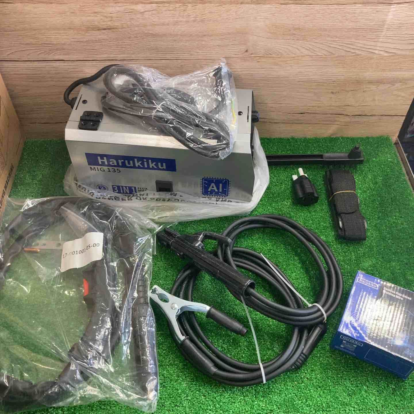 Harukiku ノンガス半自動溶接機 MIG135 100V 200V兼用 MIG135 130A出力【町田店】 10,650円