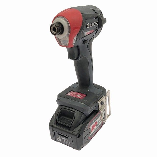 ☆極美品☆ KYOCERA 京セラ 18V/36V 充電式インパクトドライバー DID183 本体+バッテリー1個(5.0Ah)+ビット133479