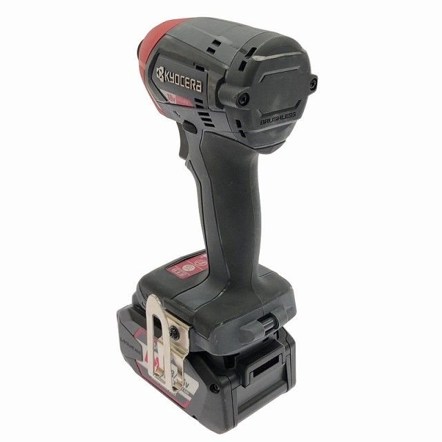 ☆極美品☆ KYOCERA 京セラ 18V/36V 充電式インパクトドライバー DID183 本体+バッテリー1個(5.0Ah)+ビット133479