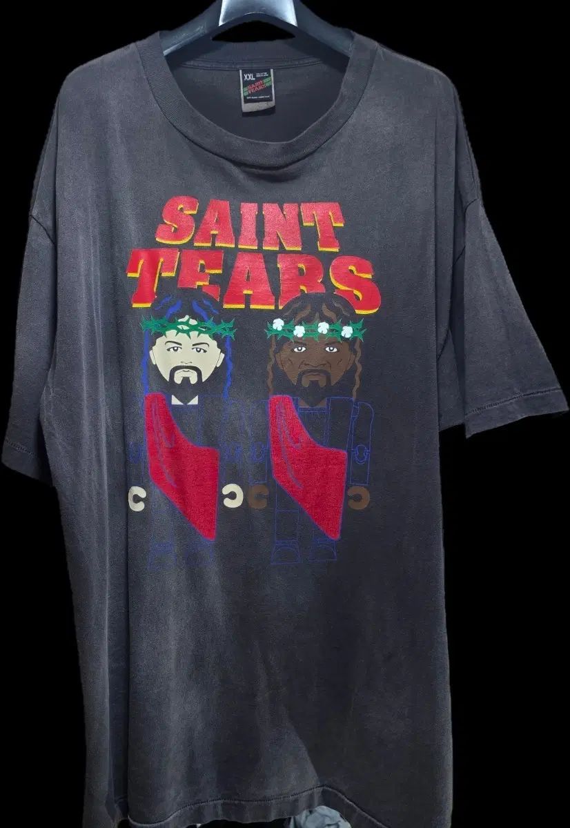 セントルイス Saint Tears マイケル X デニム Tシャツ ヴィンテージ 半袖 XXL