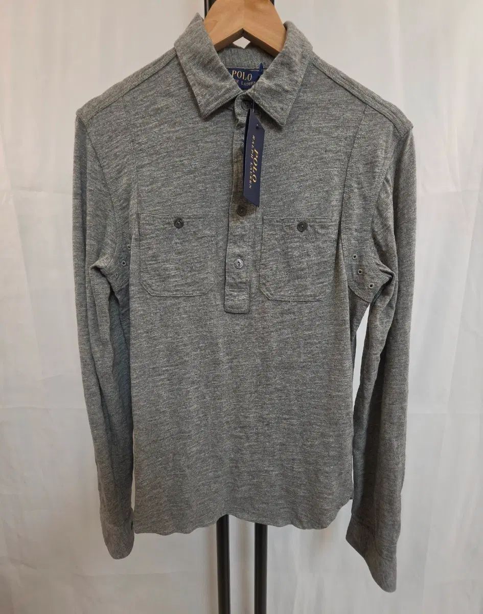 POLO RALPH LAUREN メンズ S(95) 新品 シャツ型 長袖 Tシャツ
