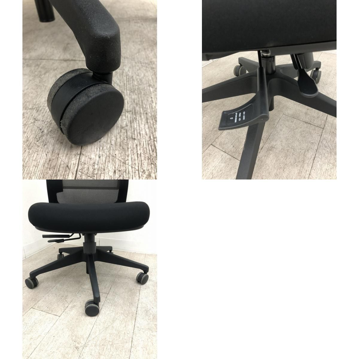 【中古品】コクヨ エントリー2チェア CCR-ET2P301D ブラック