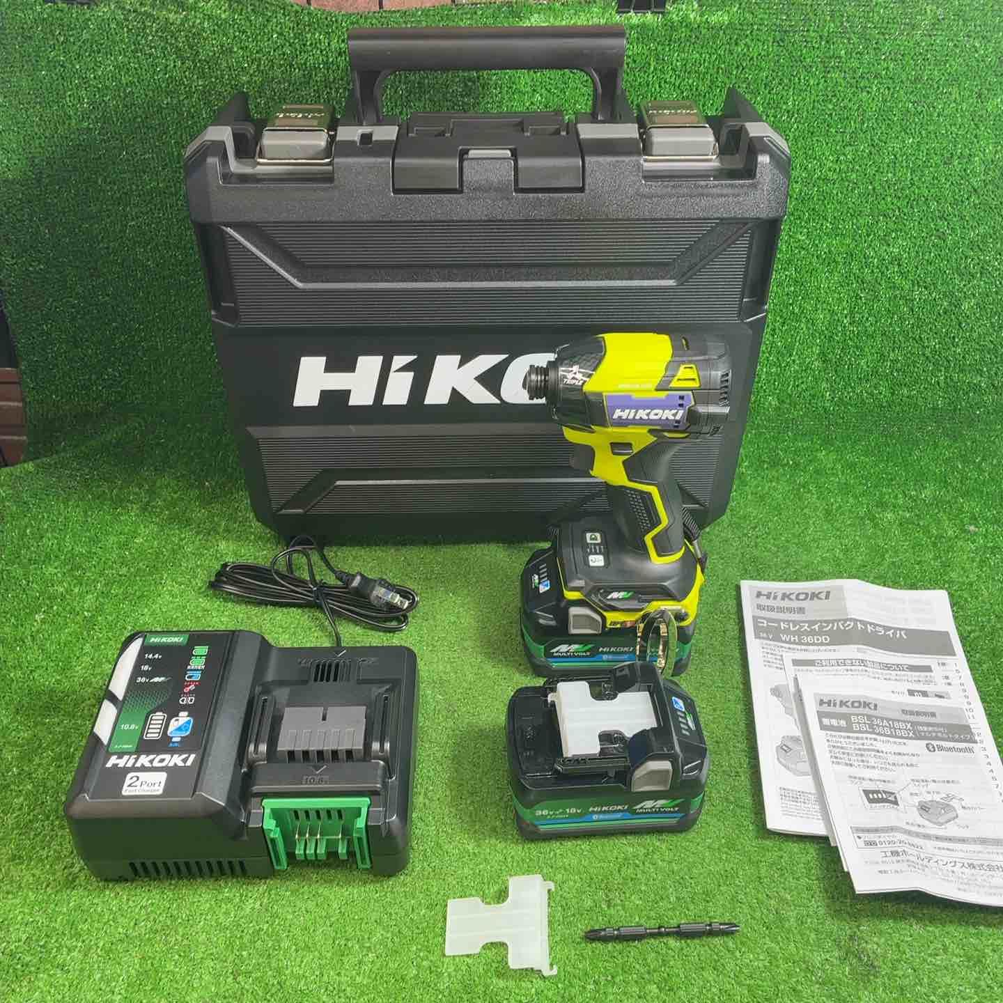 【未使用品】ハイコーキ(HIKOKI ※旧:日立工機) コードレスインパクトドライバ スパイダーイエロー WH36DD(2XHYSZ)【藤沢店】