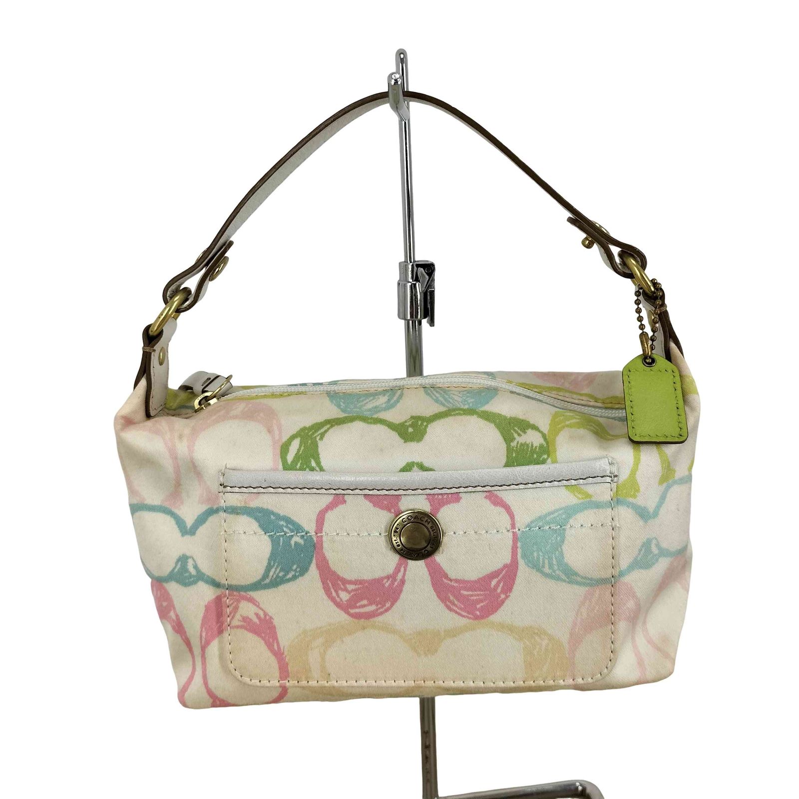 コーチ COACH signature multicolored accessory poach handbag レディース 表記無