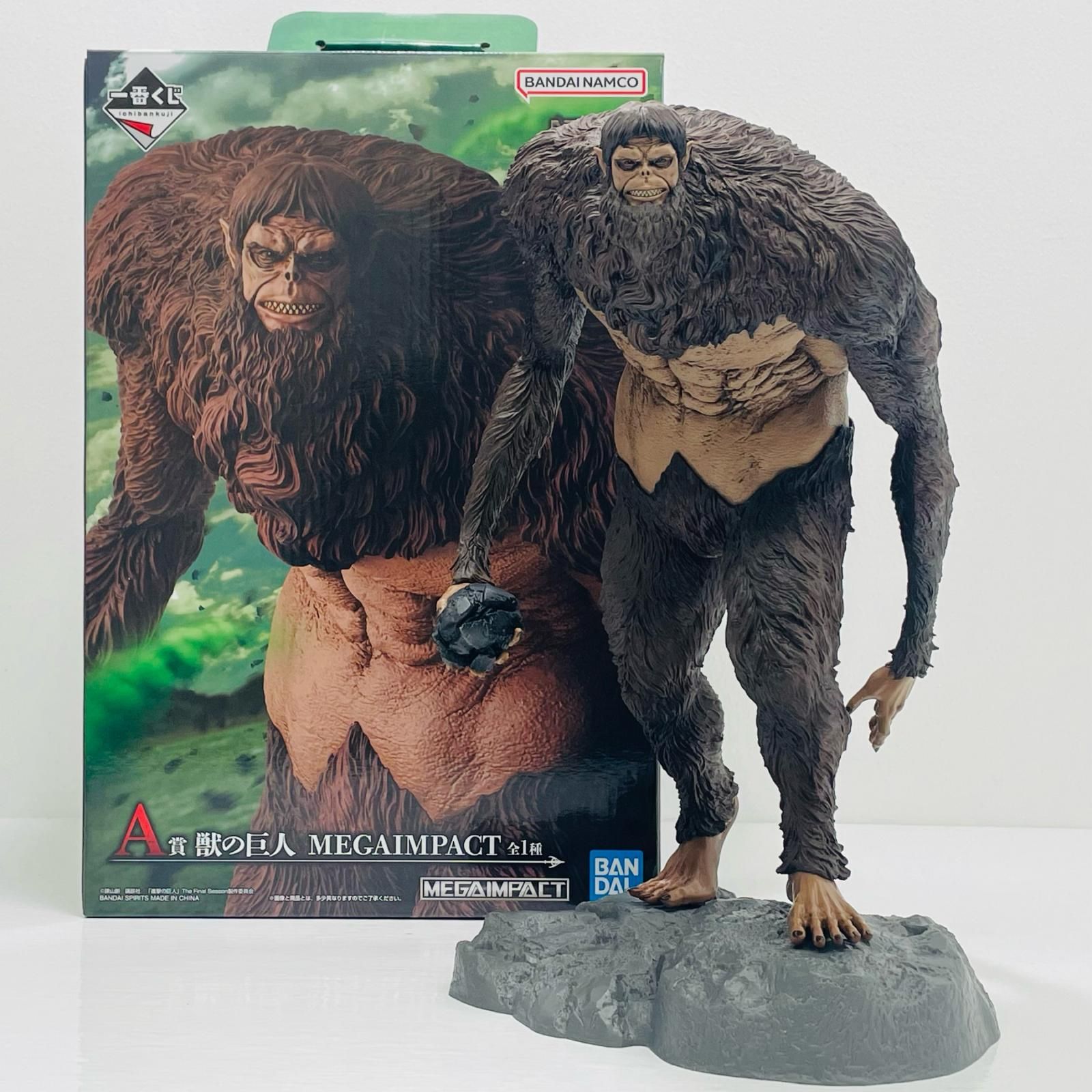 中古 A賞/獣の巨人-MEGAIMPACT「獣の巨人は俺が仕留める/一番くじ進撃