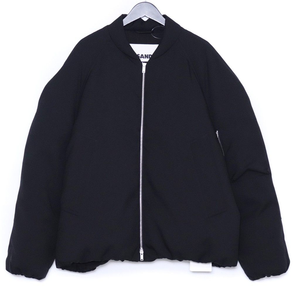 未使用 JIL SANDER パデッドフェザーボンバージャケット サイズ52 ブラック J22AF0108 J70177
