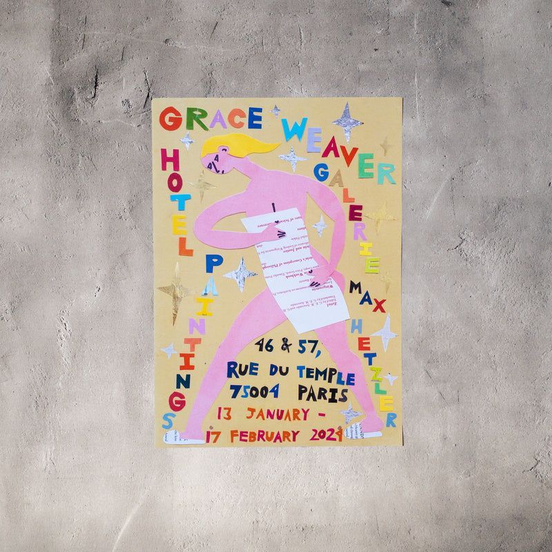 Grace Weaver｜Hotel Paintings｜Galerie Max Hetzler Paris｜50×70cm ポスター