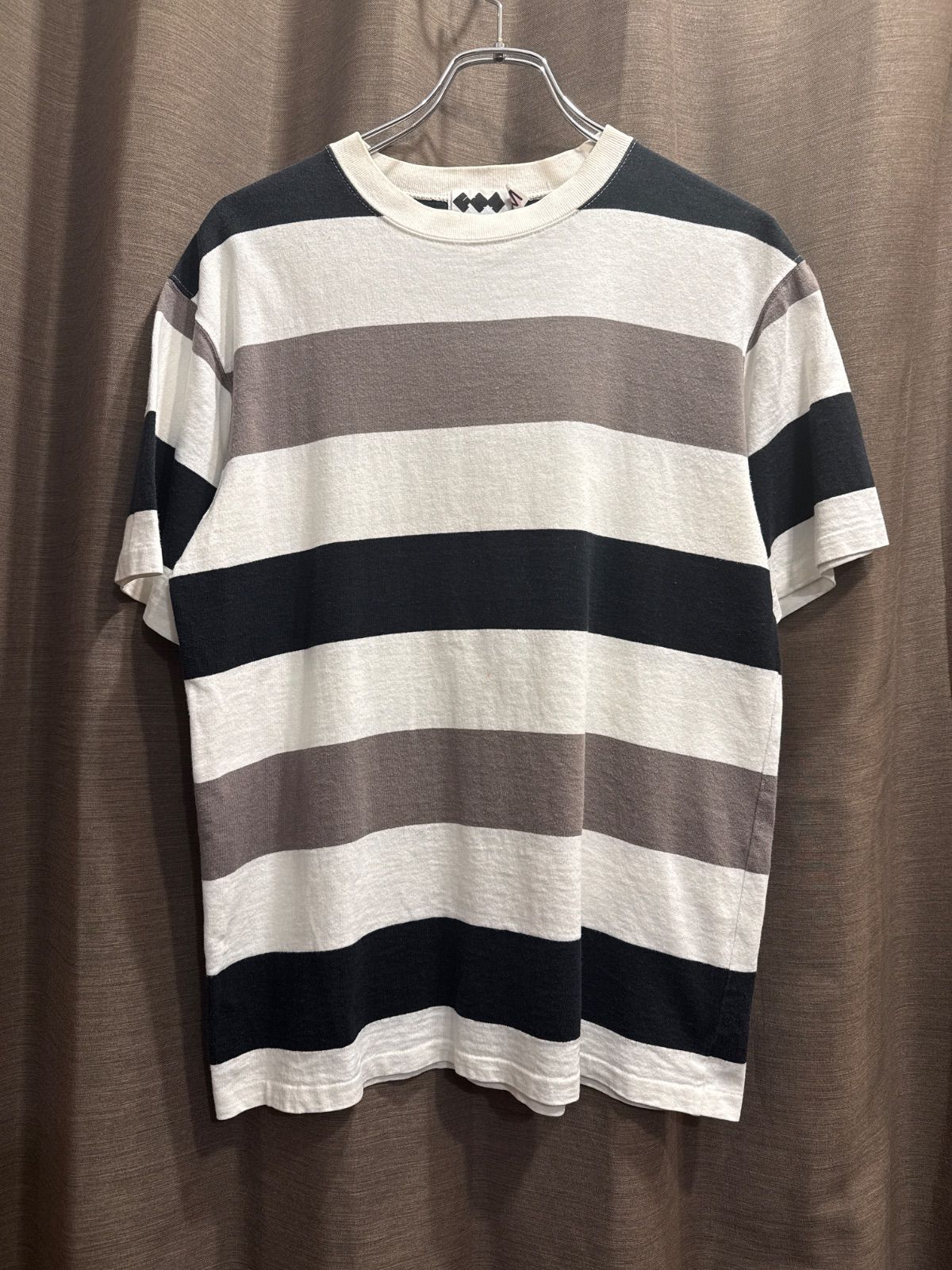 finesse good enough フィネス ボーダー Tシャツ M/ amiable
