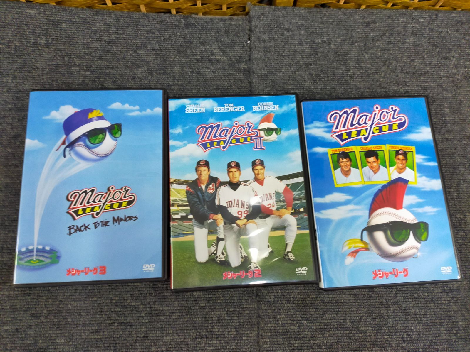 メジャーリーグ 1、2、3 [正規品] 全3巻セット [マーケットプレイスDVDセット商品]