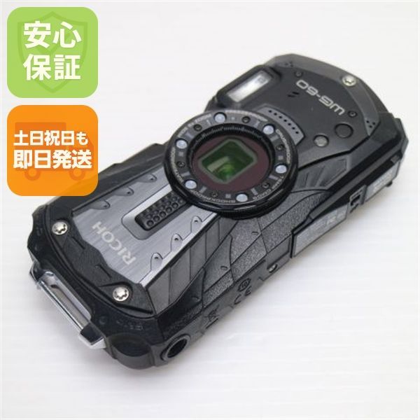 良品中古 WG-60 ブラック 即日発送 RICOH コンパクトデジタルカメラ 土日祝発送OK 13,724円