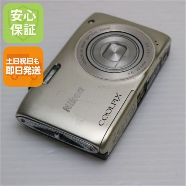 中古 COOLPIX S3100 シャンパンシルバー 即日発送 デジカメ Nikon デジタルカメラ 本体 土日祝発送OK