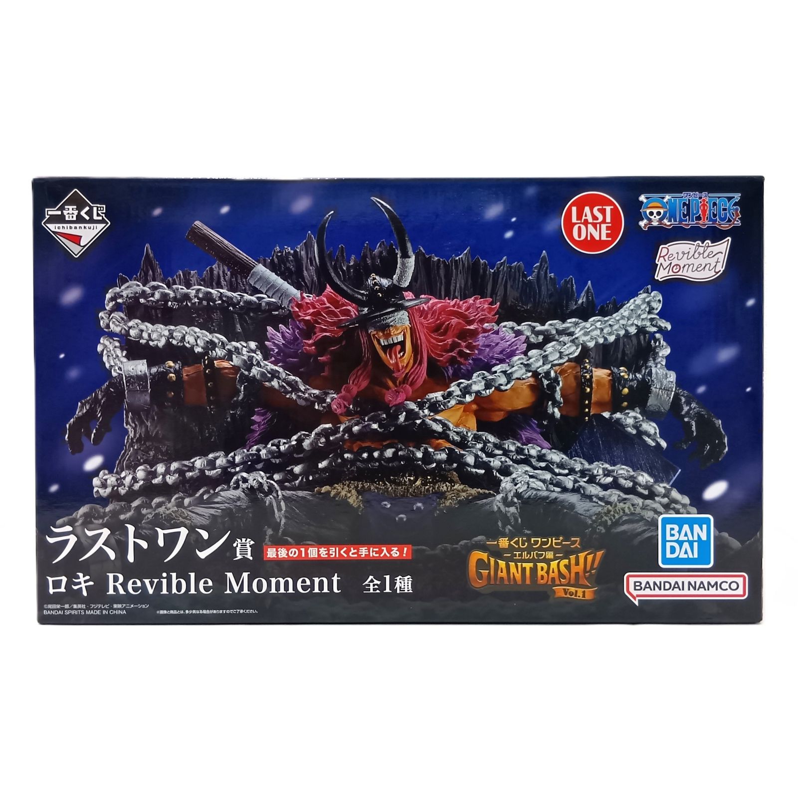 △ BANDAI SPIRITS フィギュア ロキ 「一番くじ ワンピース -エルバフ編- GIANT BASH!! Vol.1」 Revible Moment ラストワン賞 フィギュア 未開封品 11,150円