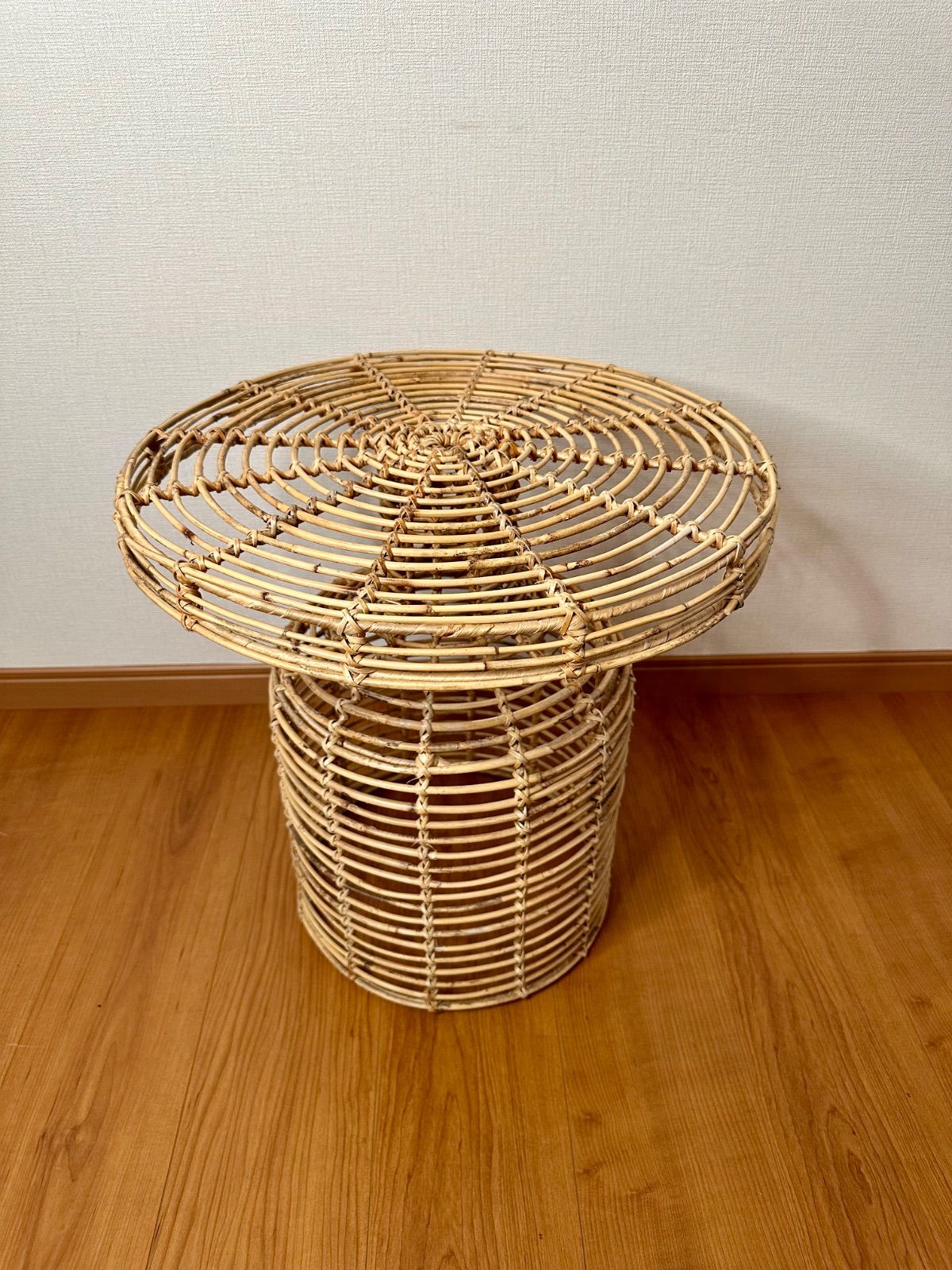 デンマーク ラタンテーブル 北欧家具