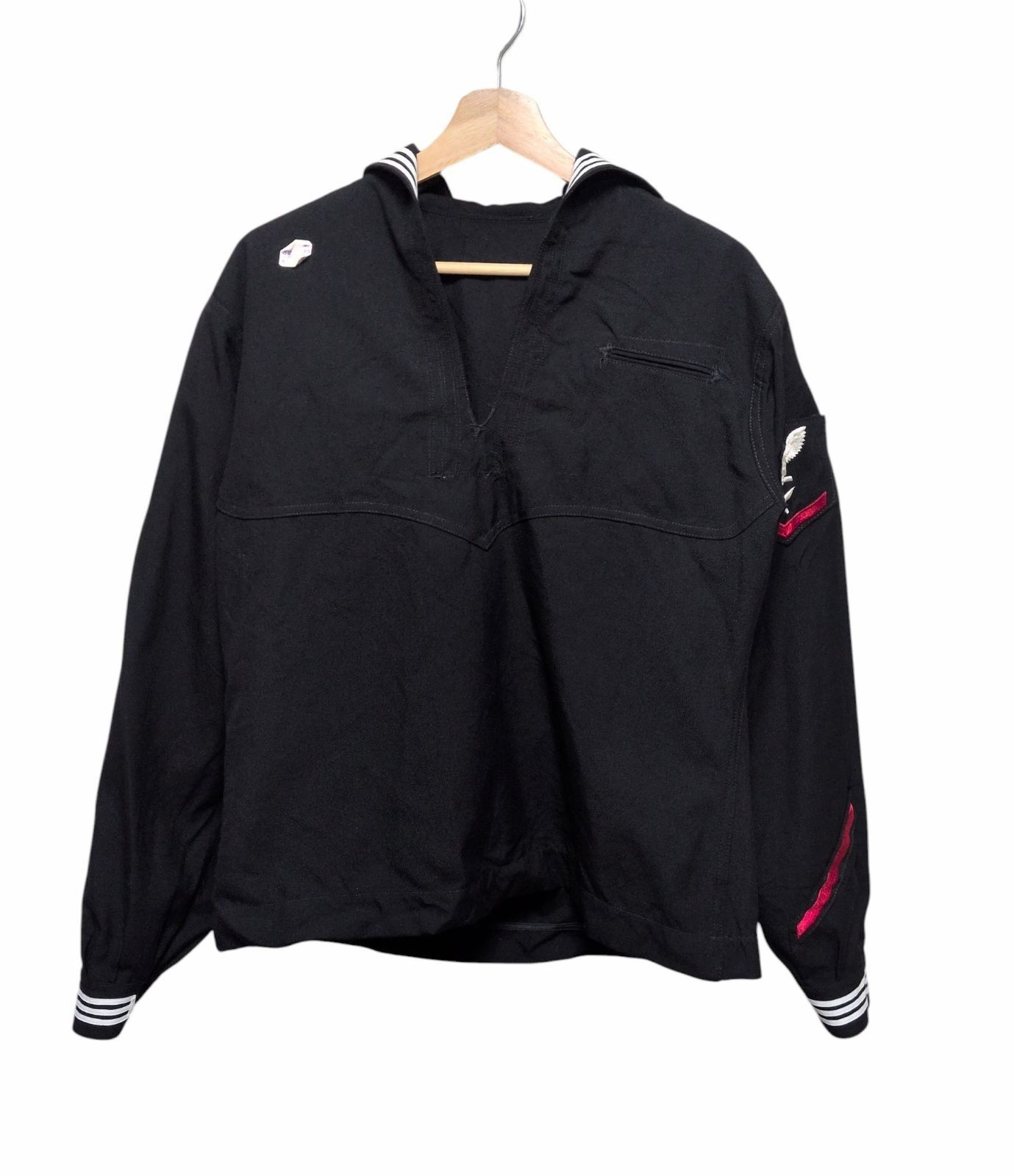 1993年 U.S. NAVY 米海軍 セーラージャケット 44R 100% WOOL ブラック ミリタリー 6,240円