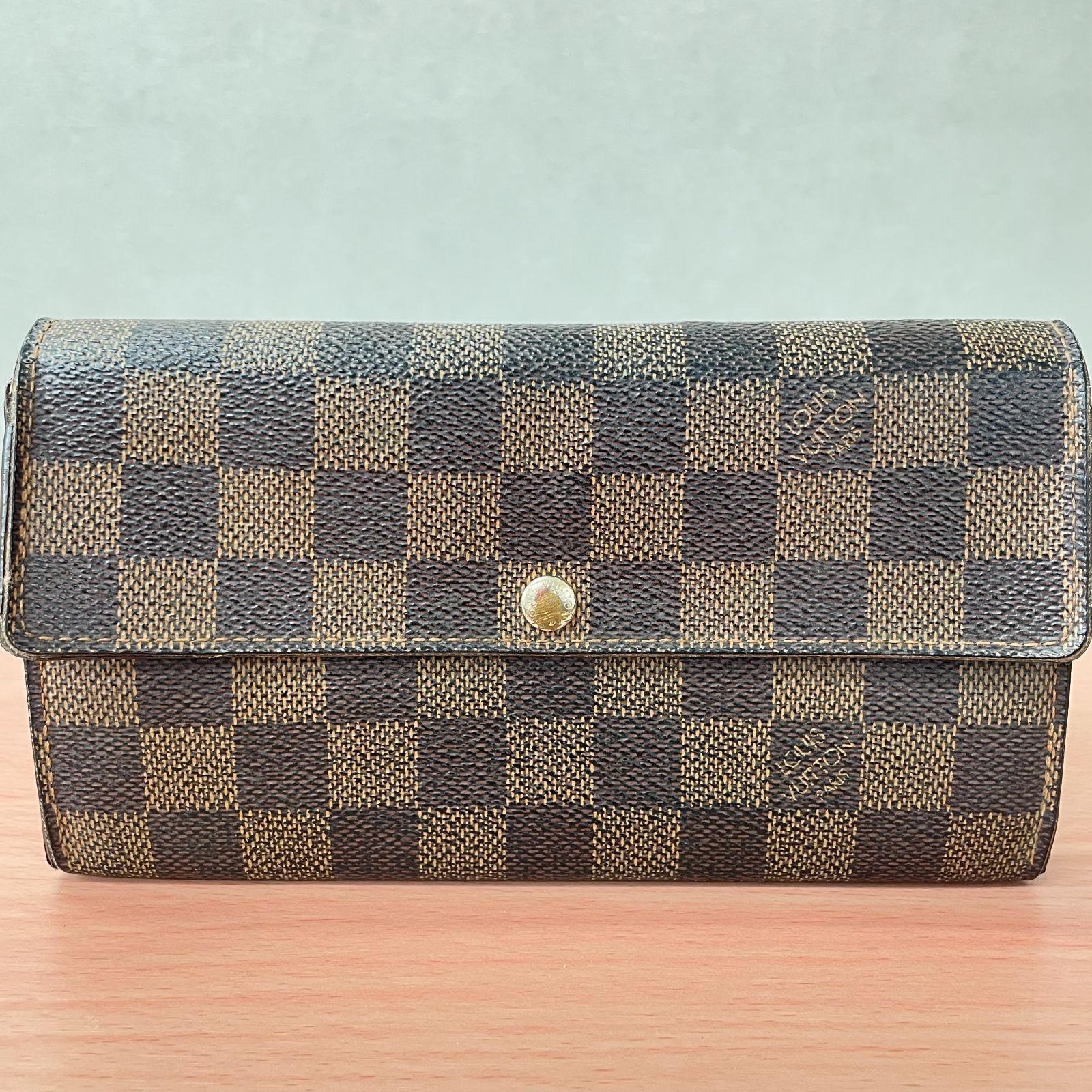 ルイ・ヴィトン Louis Vuitton 2つ折ファスナー長財布 N61734 ダミエ ポルトフォイユ・サラ ポシェット・ポルトモネ・クレディ