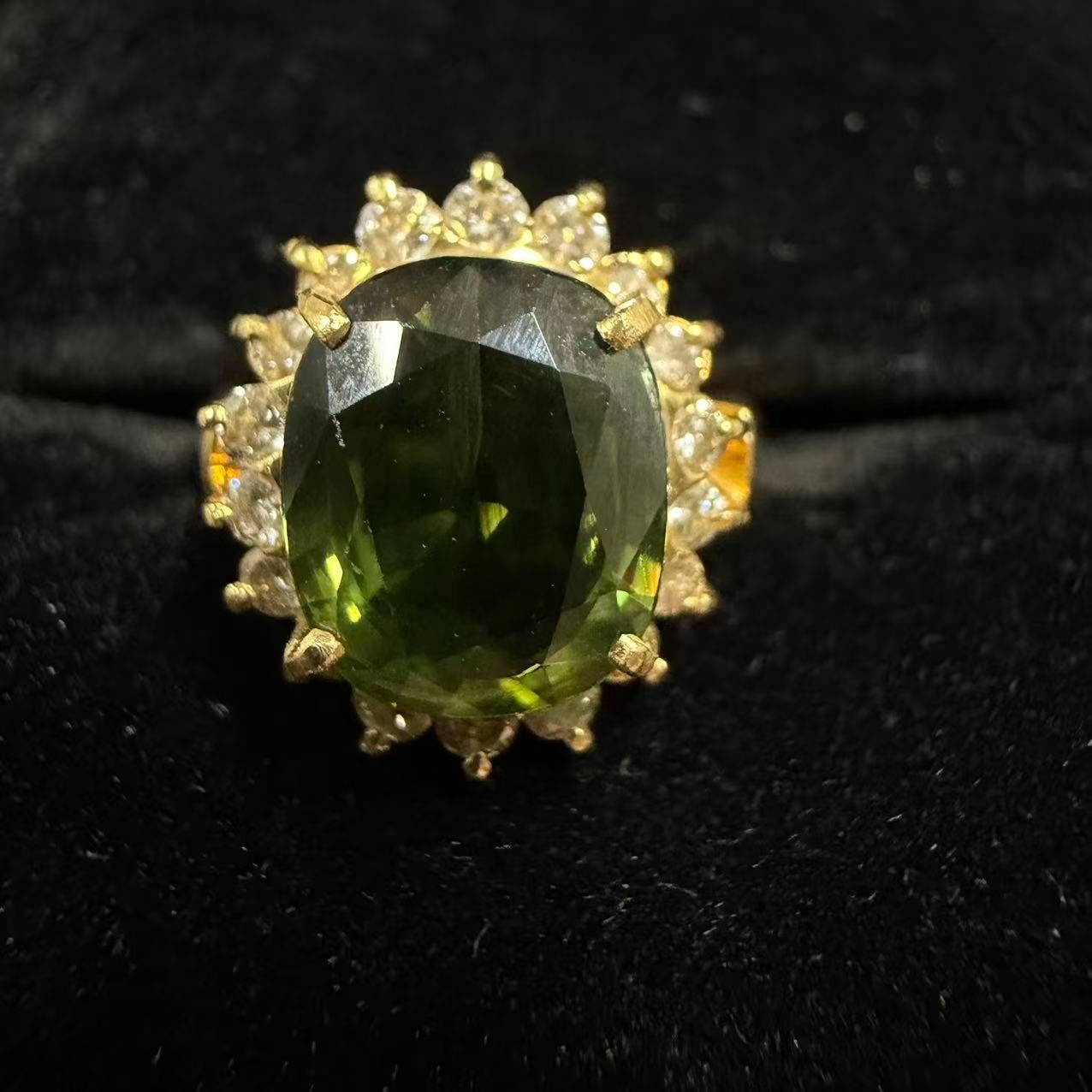 サファイア3.27ct ダイヤモンド0.39ct リング K18 X700753 231,000円