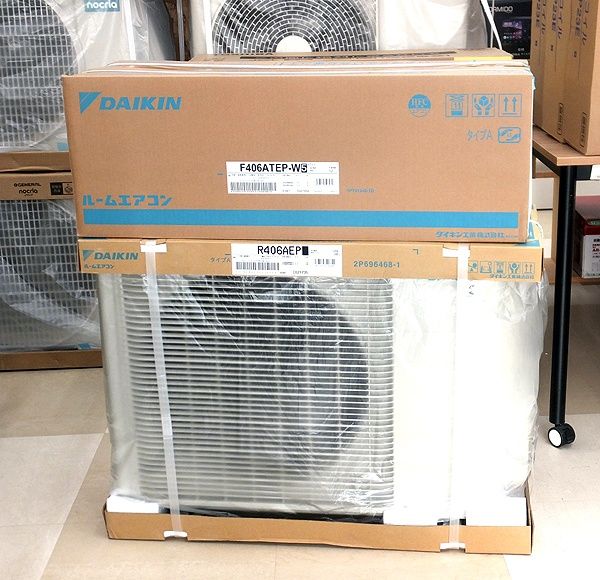 DAIKIN(ダイキン) エアコン 14畳 S406ATEP-W Eシリーズ 2026年モデル ルームエアコン 冷暖房 200V ホワイト (F406ATEP-W+R406AEP) 65,340円