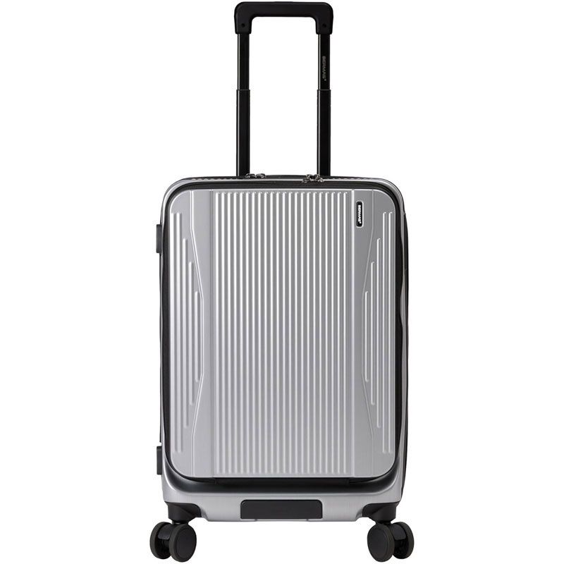 バーマス BERMAS INTER CITY3 フロントオープン56C 52L カジュアル バッグ キャリーケース 6057122、シルバー 32,853円