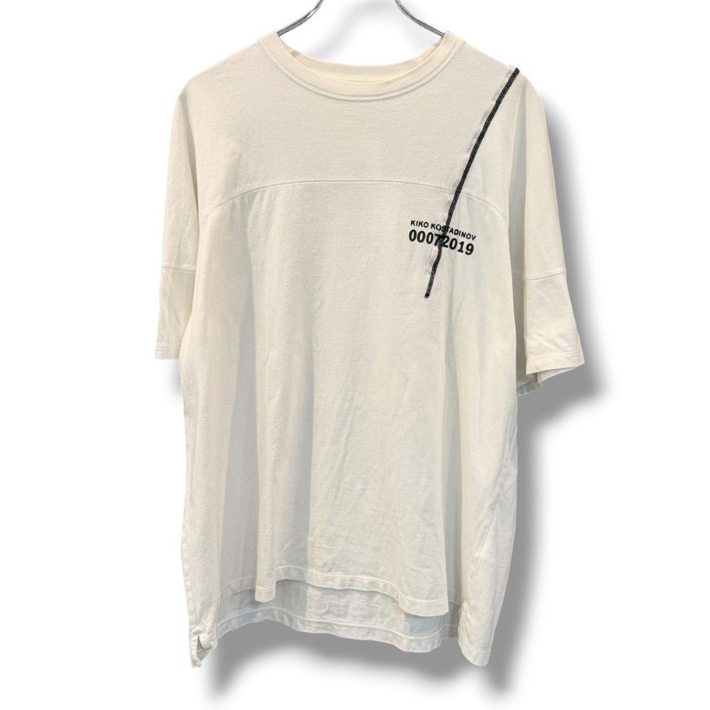 KIKO KOSTADINOV 19AW MIDNIGHT STRIPE 半袖Tシャツ Lサイズ ホワイト 10,082円