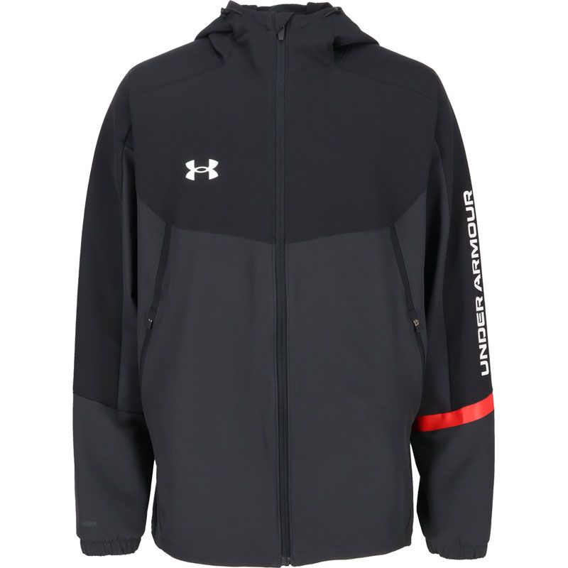 アンダーアーマー UNDER ARMOUR UA BRUSHED WOVEN JACKET マルチスポーツ トレーニングウェア トレーニングシャツメンズ 6016749、(001)Black 11,176円