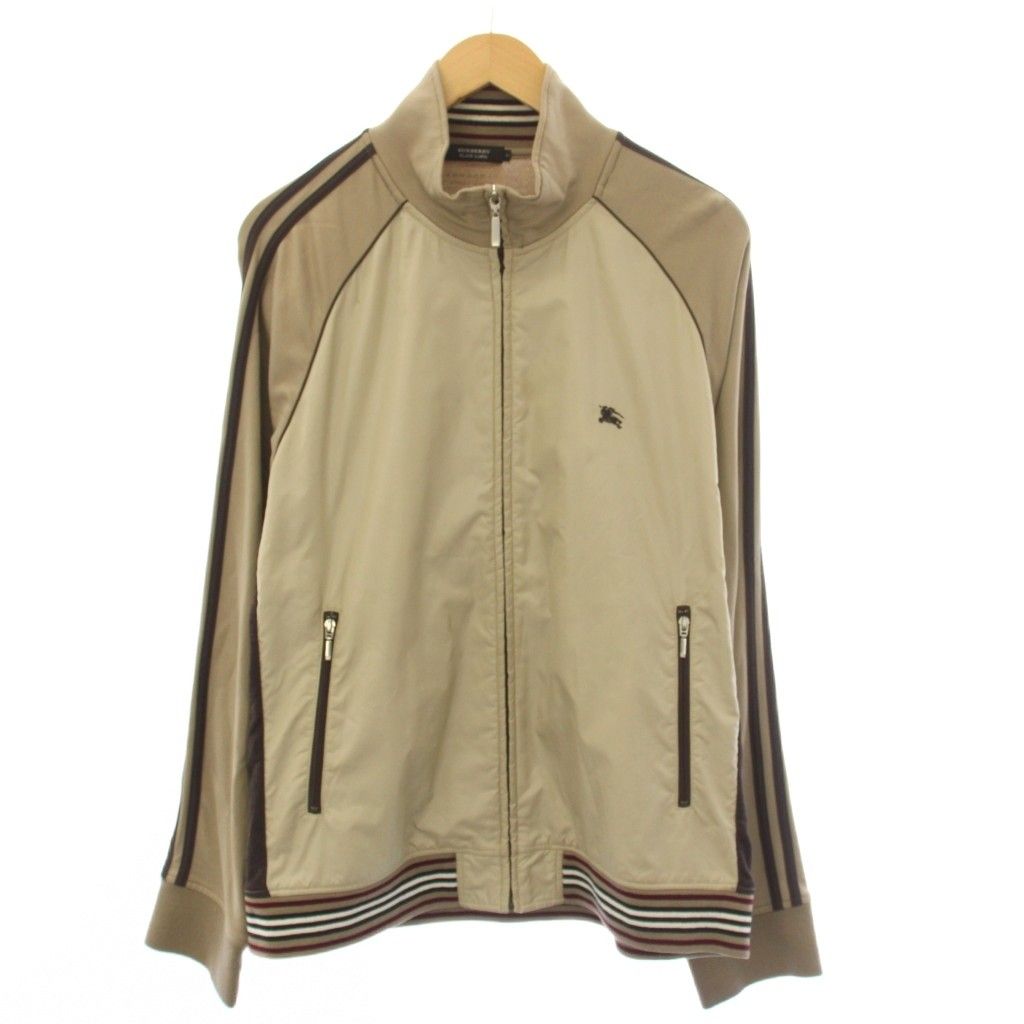 バーバリーブラックレーベル BURBERRY BLACK LABEL トラックジャケット ジャンパー ブルゾン 異素材切替 3 ベージュ BMV26-209-43 /HN 7,029円