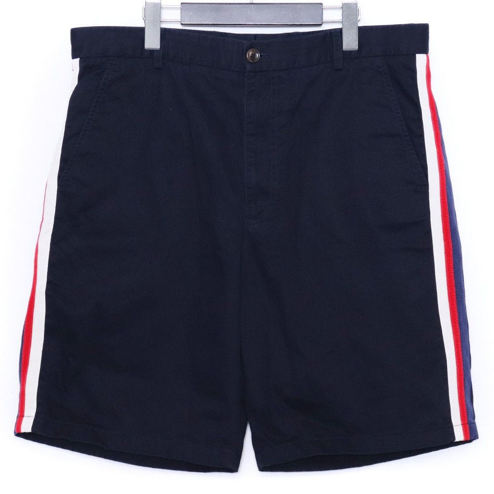GUCCI トリコロールカラー コットンショートパンツ サイズ50 ネイビー 521701 Z3786