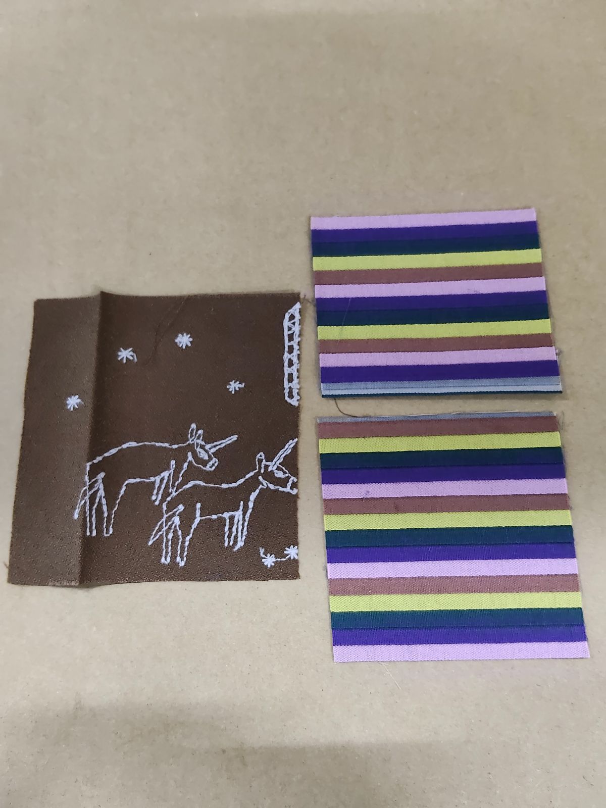 882267ミナペルホネンはぎれ　モリノホシ　キャメルブラウン 7,509円