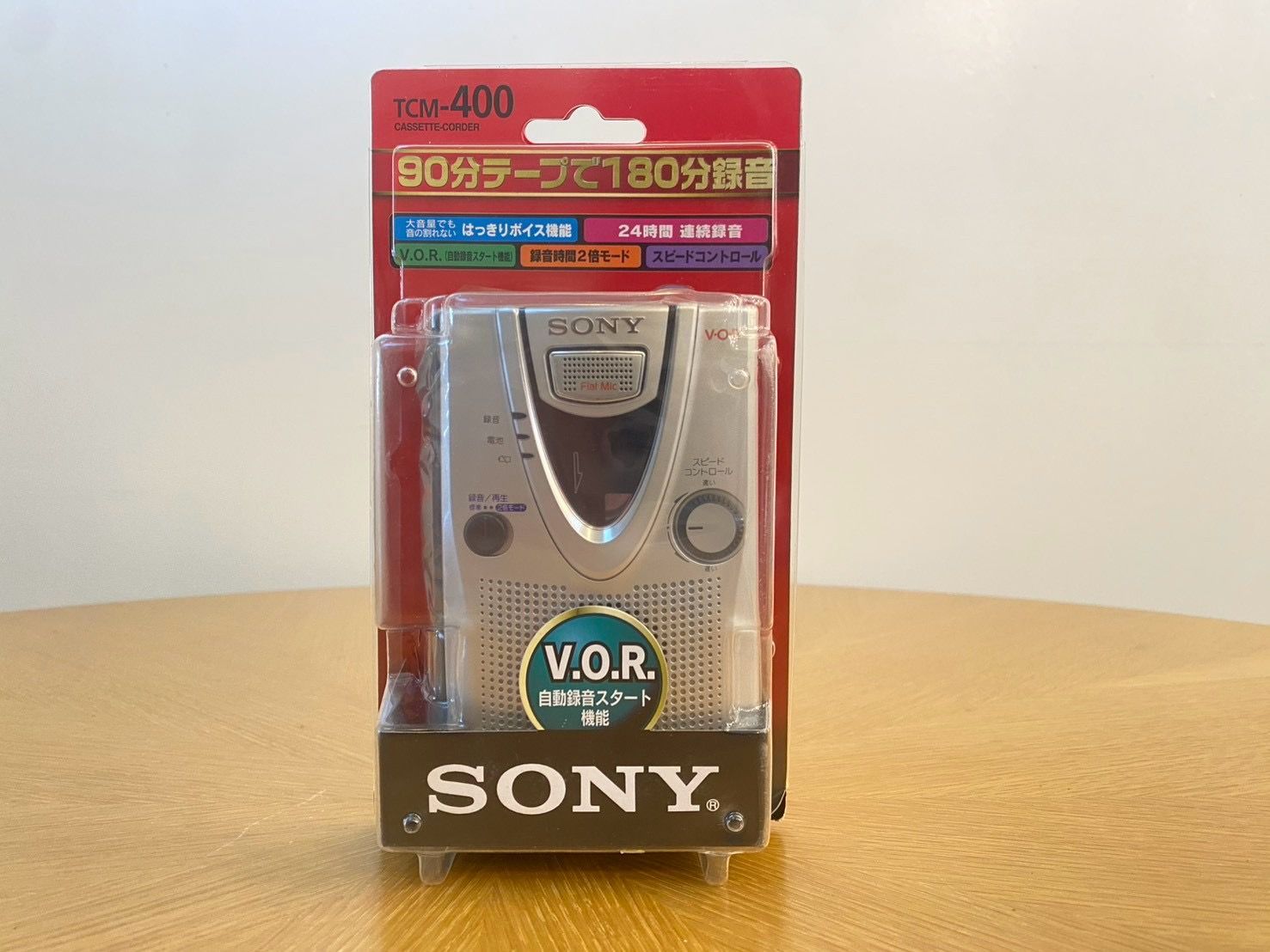 SONY TCM-400 カセットコーダー V.O.R. 録音 再生 レトロ 希少 7,644円