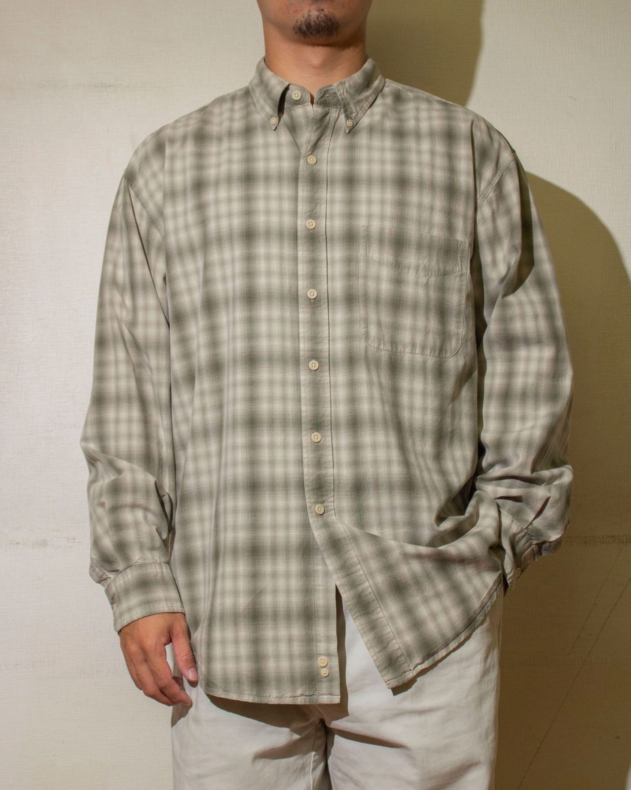 Falls Creek 90's Cotton Ombre Check Shirt【L】 8,360円