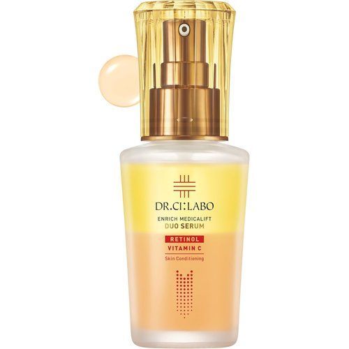 ドクターシーラボ エンリッチ メディカリフト デュオセラム 26mL / 1本 / 約2.5ヶ月分 レチノール ビタミンC 美容液 母の日ギフト 透明感/毛穴/ふっくらとした印象を目指します 二層式美容液
