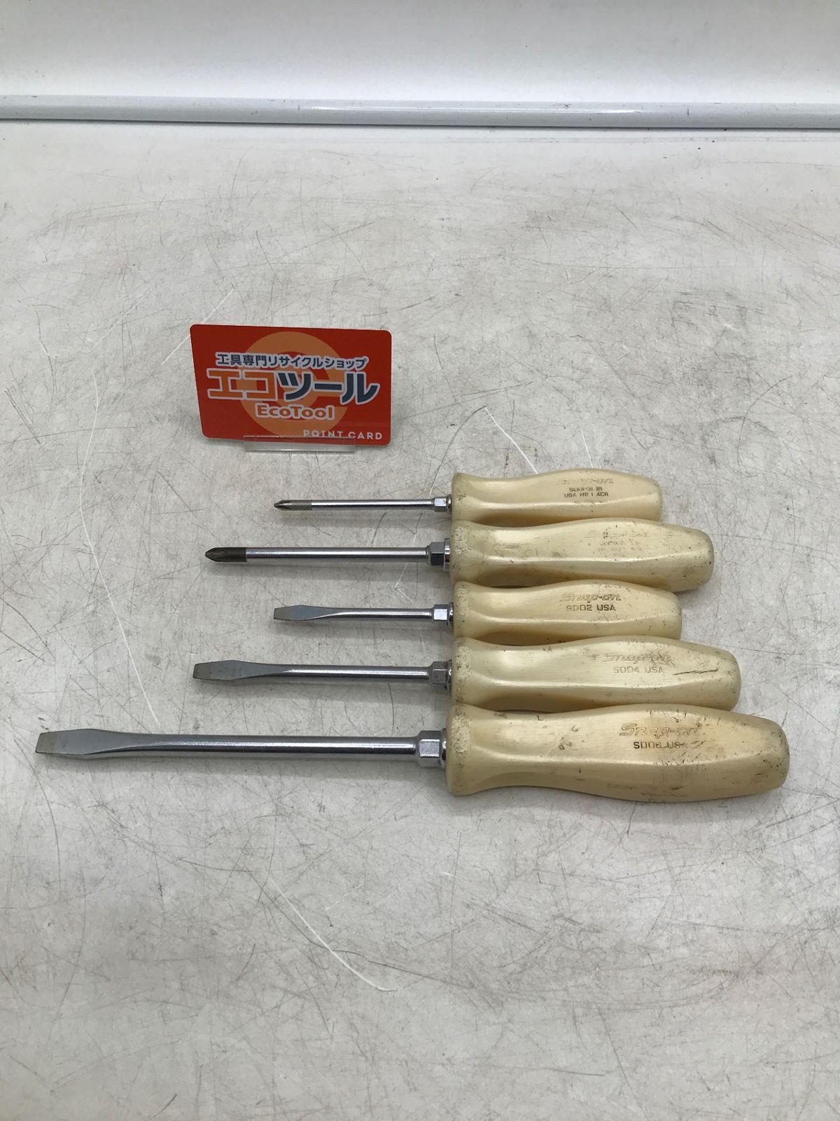 【中古品】Snap-on/スナップオン IR/SDDP42 IR ○ 80周年記念ドライバー5本セット [IT_85MHG][岡岩][M05]