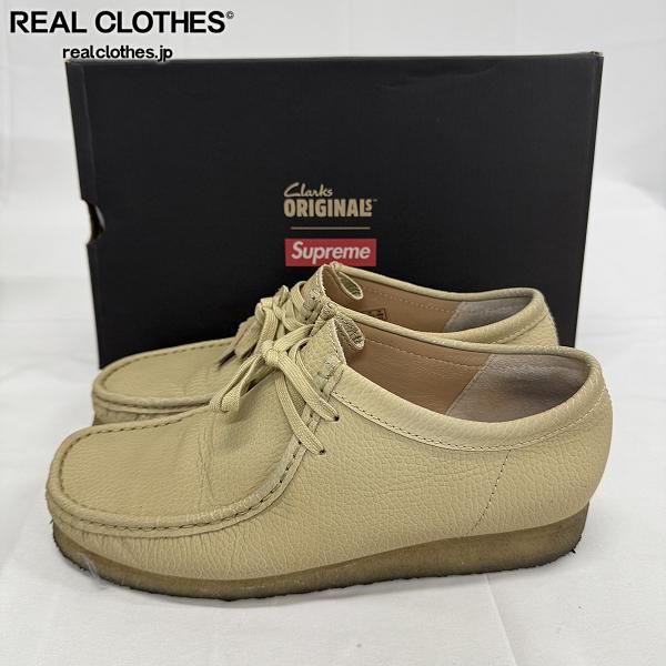 Supreme×Clarks/シュプリーム×クラークス【25SS】Reflective Wallabee/リフレクティブ ワラビー/ナチュラル/UK8.5