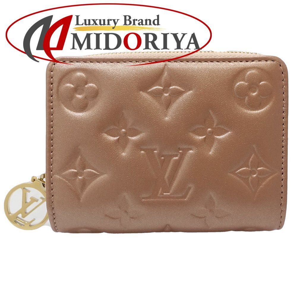 【中古】LOUIS VUITTON ルイヴィトン 二つ折り財布 M81996 ポルトフォイユ ルー ローズゴールド レディース /182293