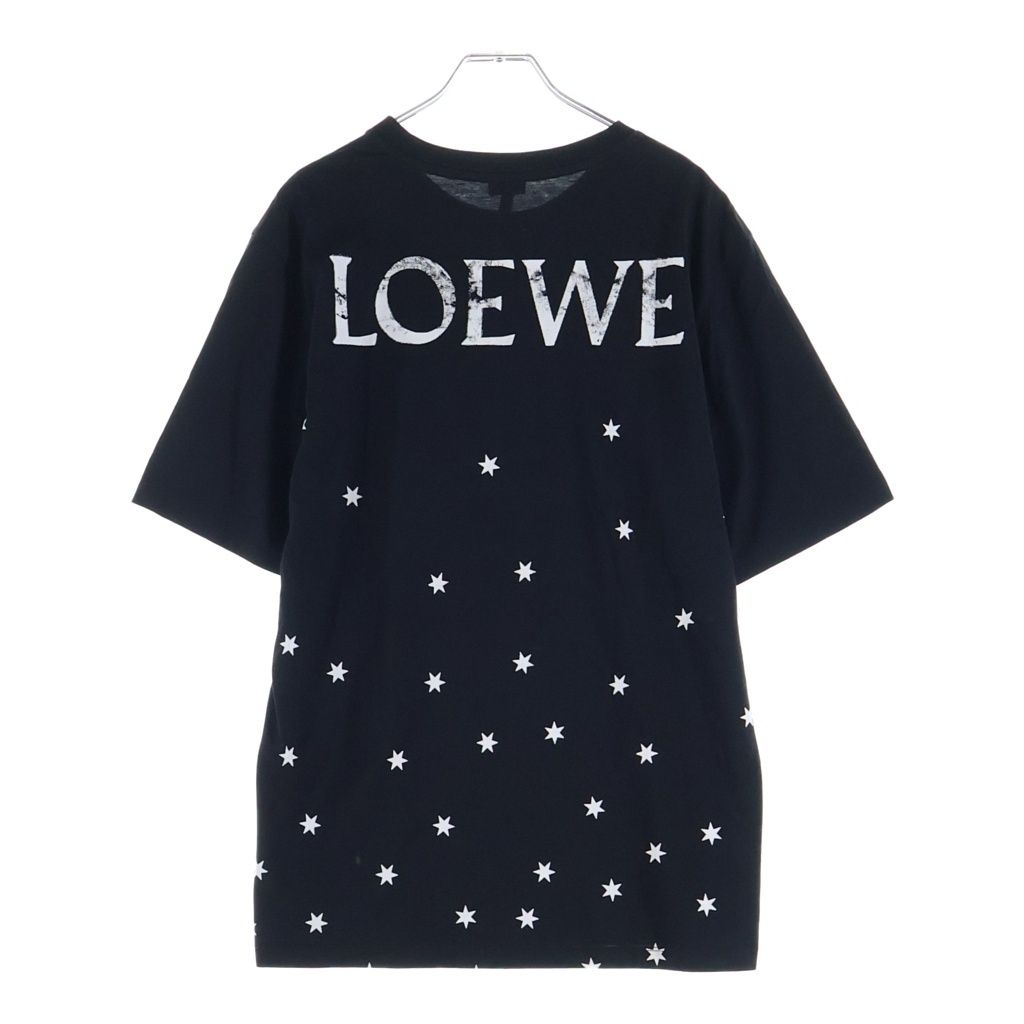 LOEWE (ロエベ) Star T-Shirt スタープリント 半袖Tシャツ ブラック H6289340CR