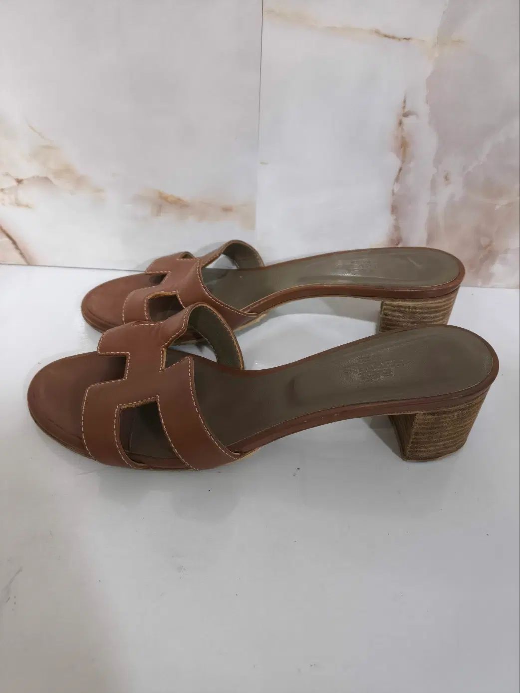 39 Hermes オアジス サンダル スリッパ 5.5cm