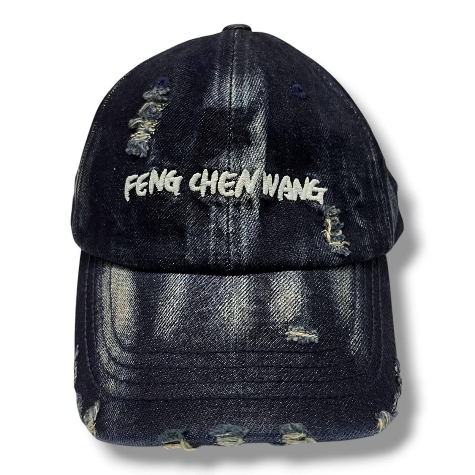 未使用 Feng Chen Wang 25AW Gradient Tie Dye Denim Cap タイダイ