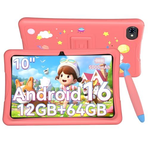 ms【Android16 キッズタブレット 2026最新】TABWEE K10 キッズタブレット10インチ Wi-Fiモデル、キッズスペース&YouTube Kids 対応&iKids対応、アンドロイド16、12GB+64GB+2TB TF拡 6d2be21e