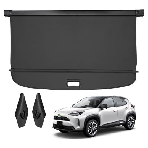 N◆Mixsuper ヤリスクロス トノカバー Yaris Cross 10系 2020年8月~現行 ロールシェード ラゲージカバー | 車種専用設計,プライバシー保護,日よけ,防水PVC,荷室カバー,内装アクセサリー,ブラック 7944522e