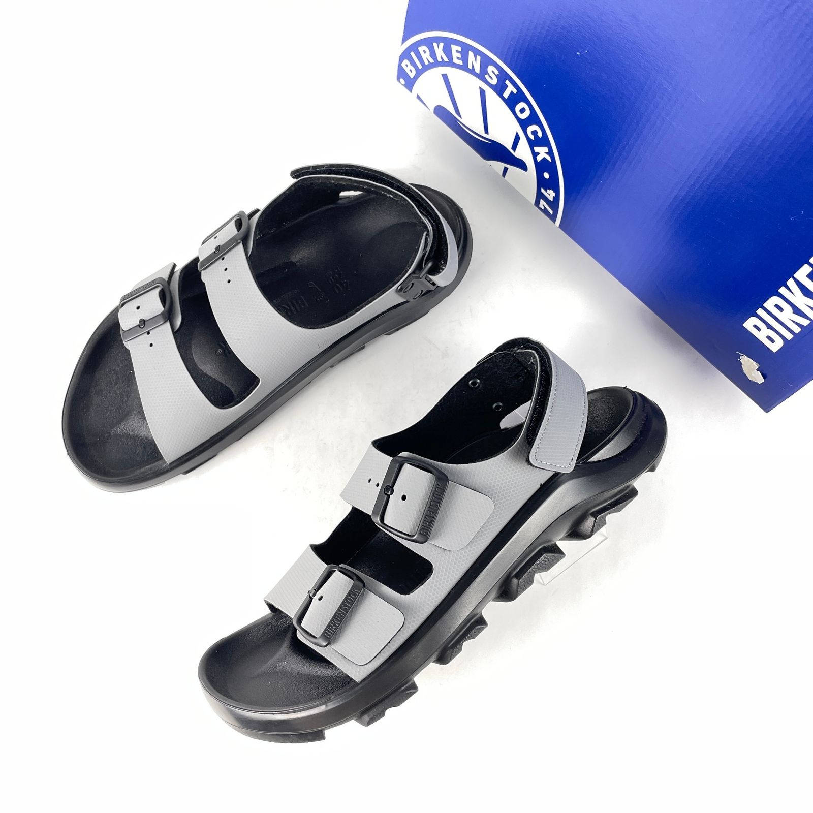 BIRKENSTOCK　ビルケンシュトック　1027151　MOGAMI　TERRA　モガミ テラ　スポーツサンダル　サイズ40　26cm　グレー/ブラック　箱付