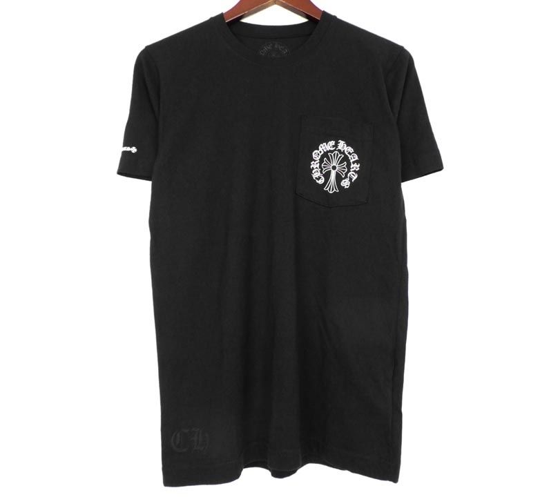 クロムハーツ CHROME HEARTS バック CHクロス ホースシュー プリント 半袖 Ｔシャツ w27890