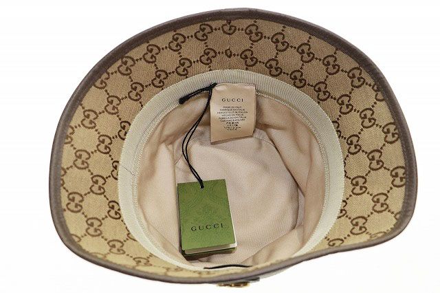グッチ GUCCI GGキャンバス フェドラハット L 576587 4HG62 2564 帽子