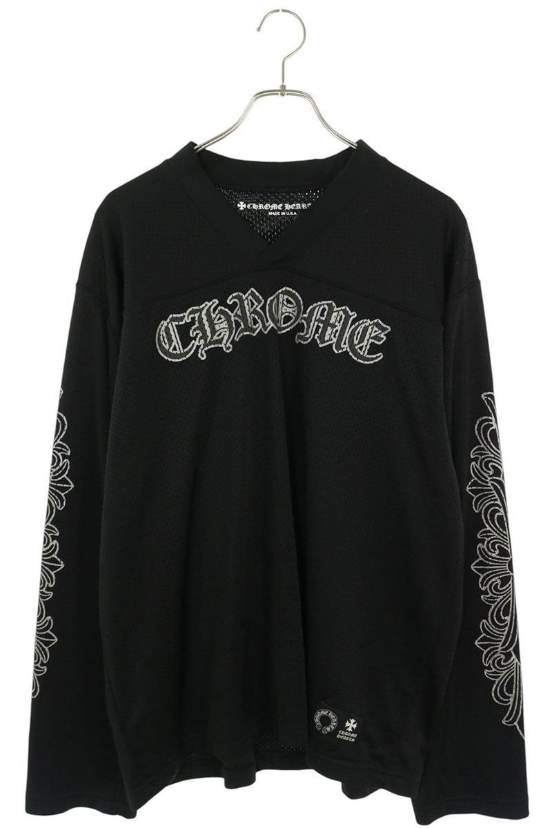 クロムハーツ MESH WARM UP JERSEY CHプリントメッシュ長袖カットソー メンズ L 259,911円