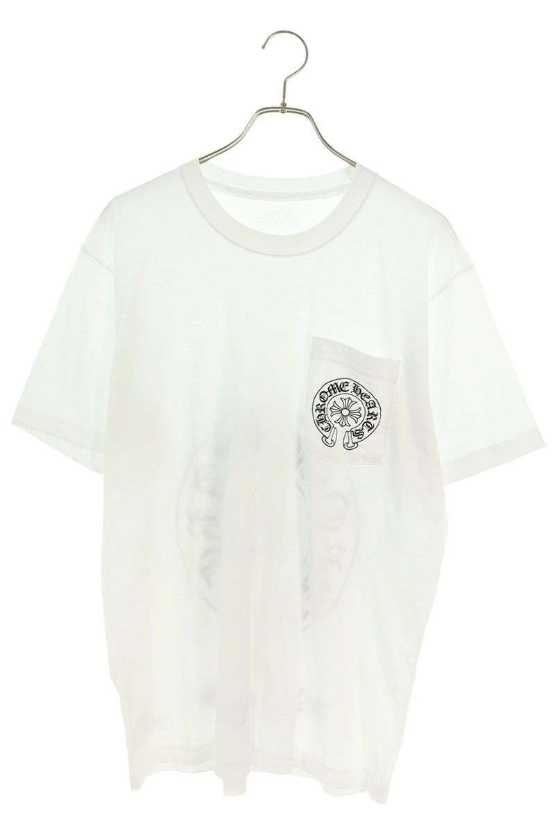 クロムハーツ CH T-SHRT/1 ラスベガス限定バックホースシュープリントTシャツ メンズ L